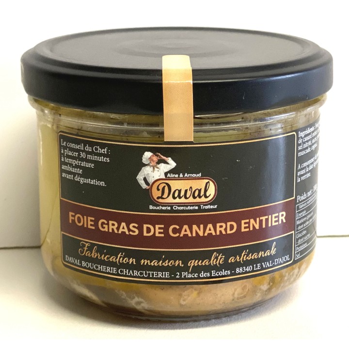 Bocal foie gras de canard entier maison