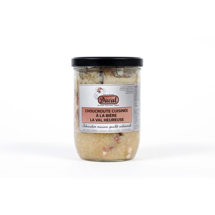 Choucroute cuisinée à la bière La Val Heureuse