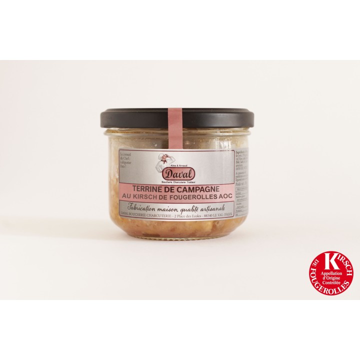 Terrine de campagne Kirsch AOP 180g