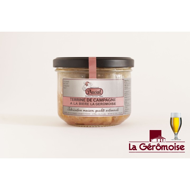Terrine campagne à la bière La Gérômoise 180g