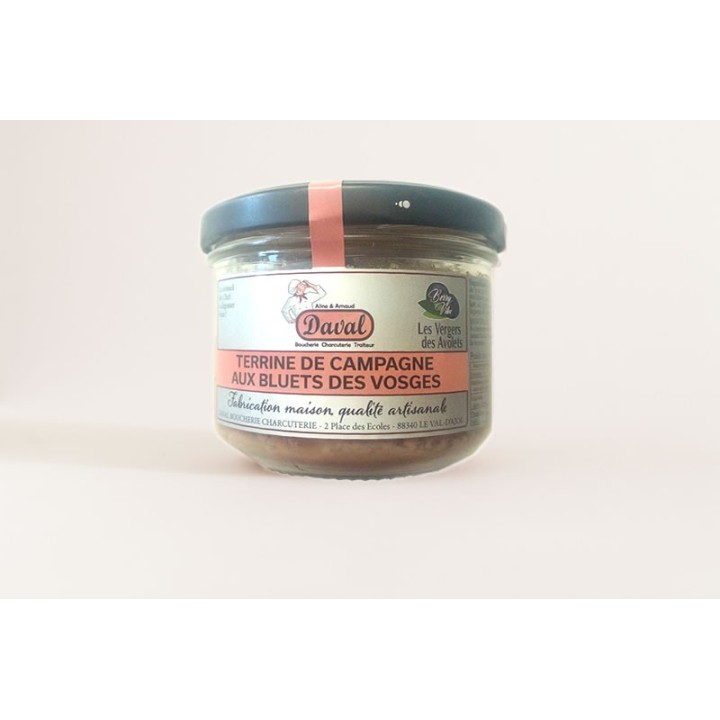 Terrine de campagne aux bluets 180 g