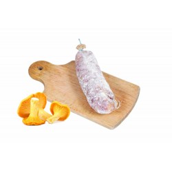 Saucisson sec aux girolles...