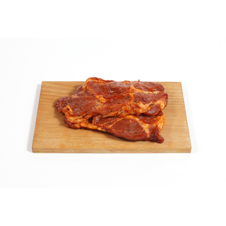 Echine de porc sans os mariné 700g