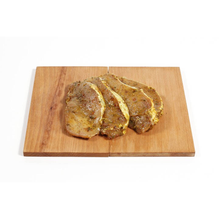 Filets de porc mariné curry gingembre 500g