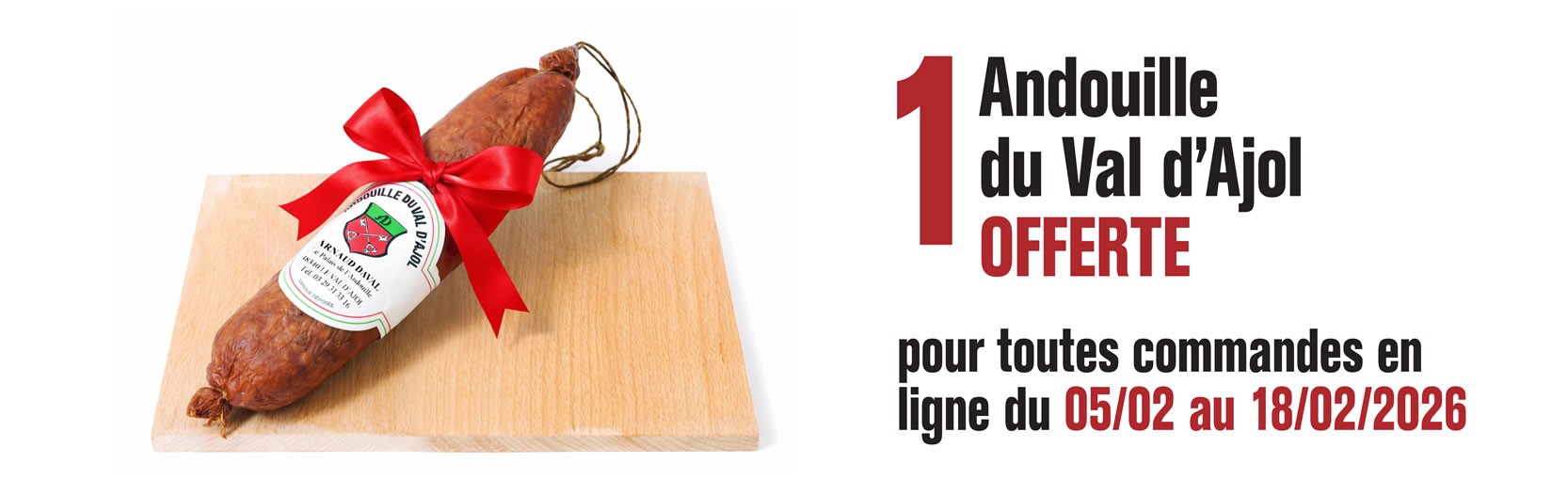 Foire aux andouilles du val d'ajol 2026