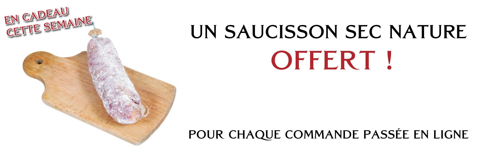 Saucisson sec nature 200g